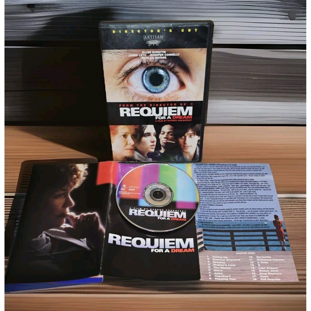 Requiem For A Dream Dvd Lionsgate-Director’s Cut-2000 Classic - Marlon Wayne's